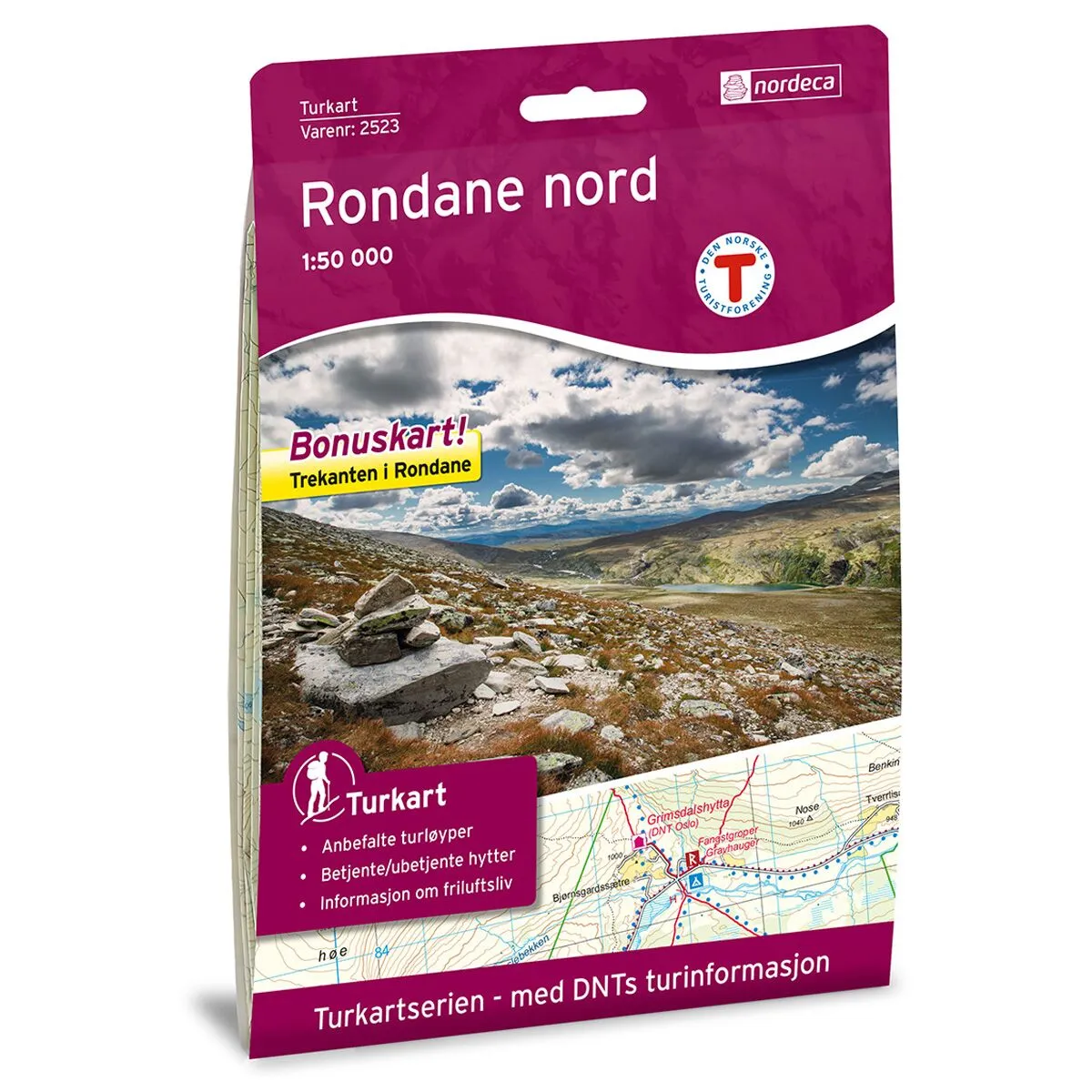 Produktbilde av rondane nord dnt turkart