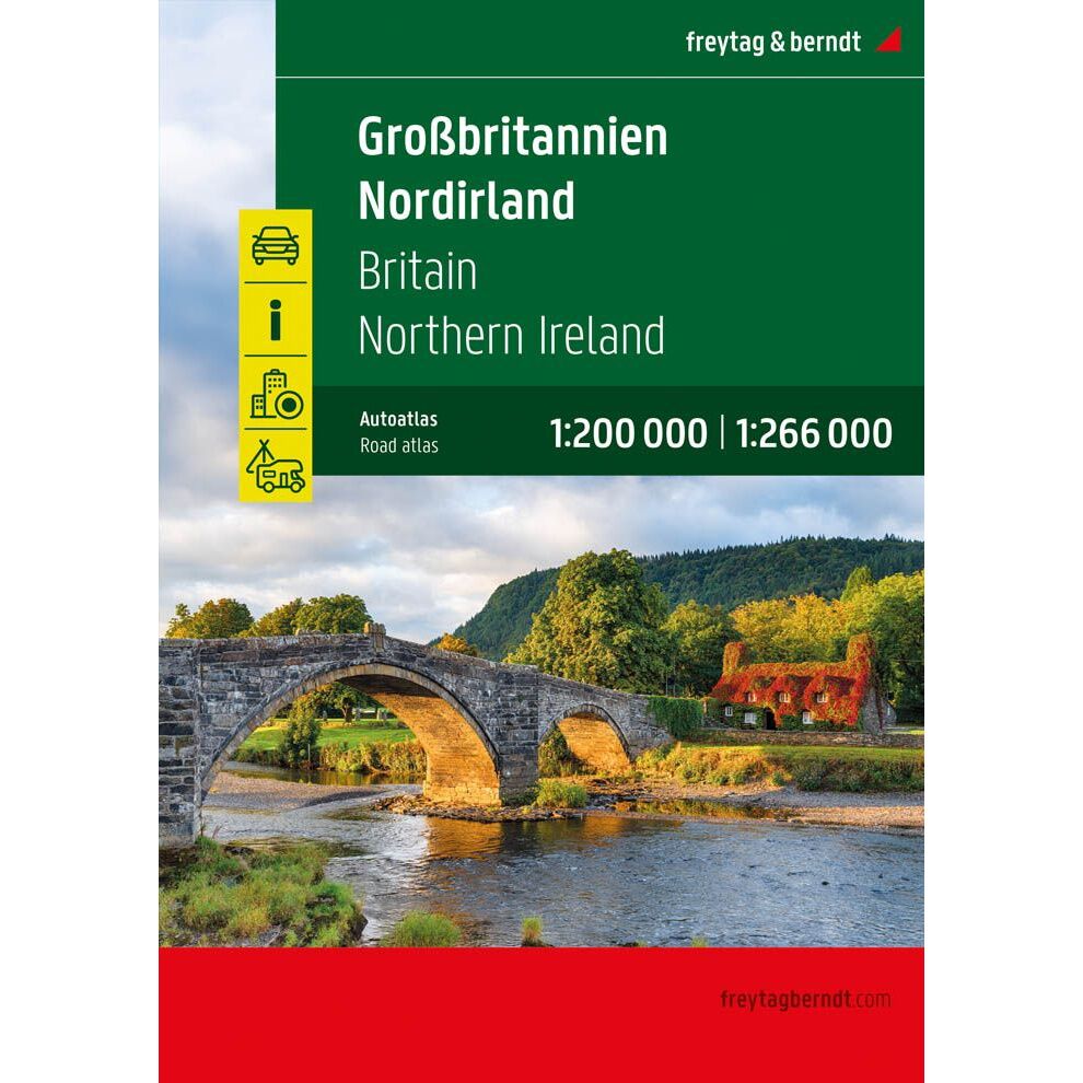 Great Britain and Northern Ireland - large image atlas (multilingual) - Image 2