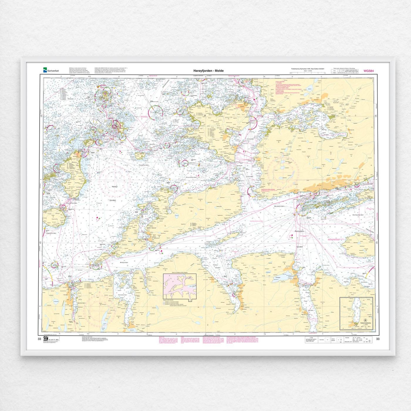 Kartverket - hovedkart 33: Harøyfjorden – Molde - Image 2
