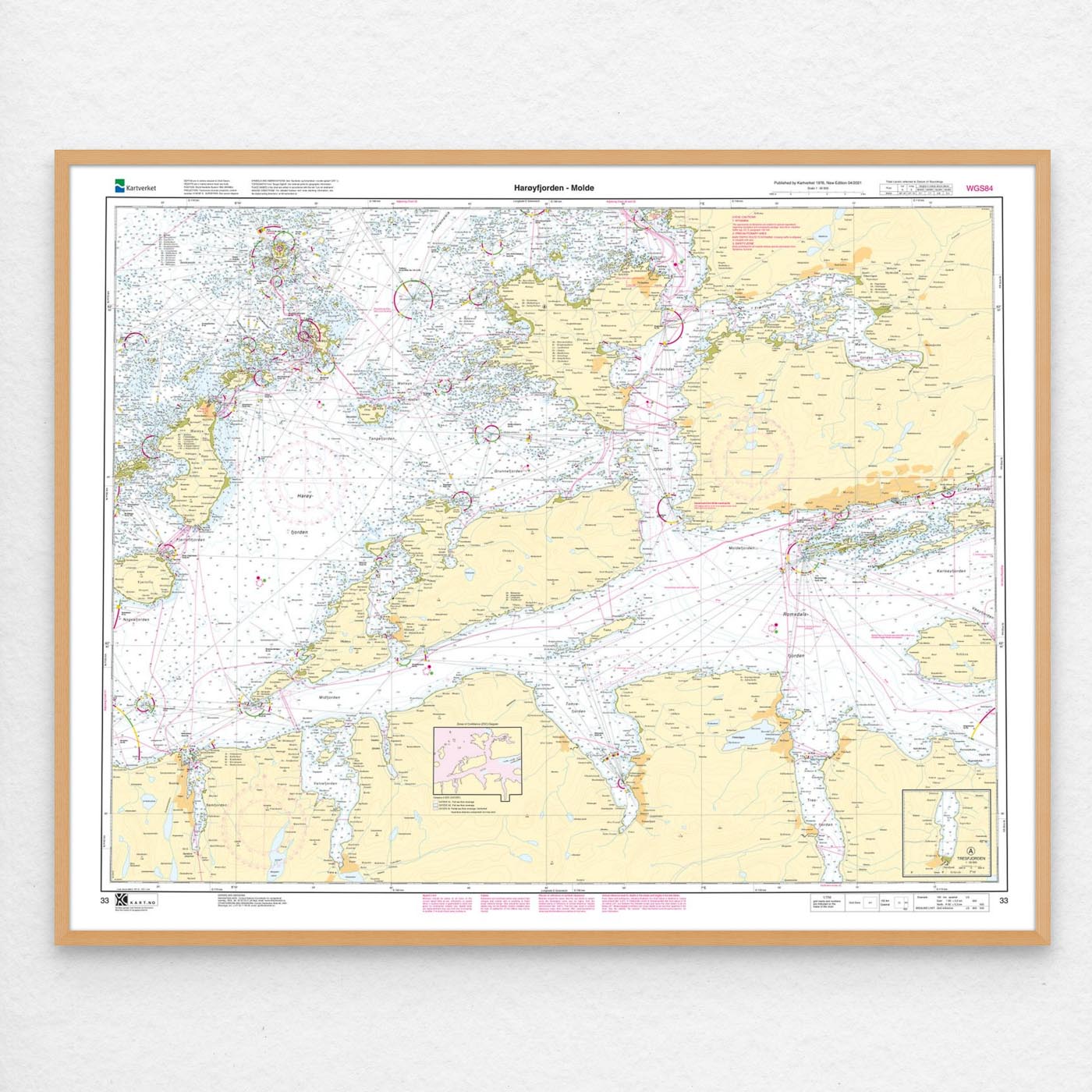 Kartverket - hovedkart 33: Harøyfjorden – Molde - Image 3