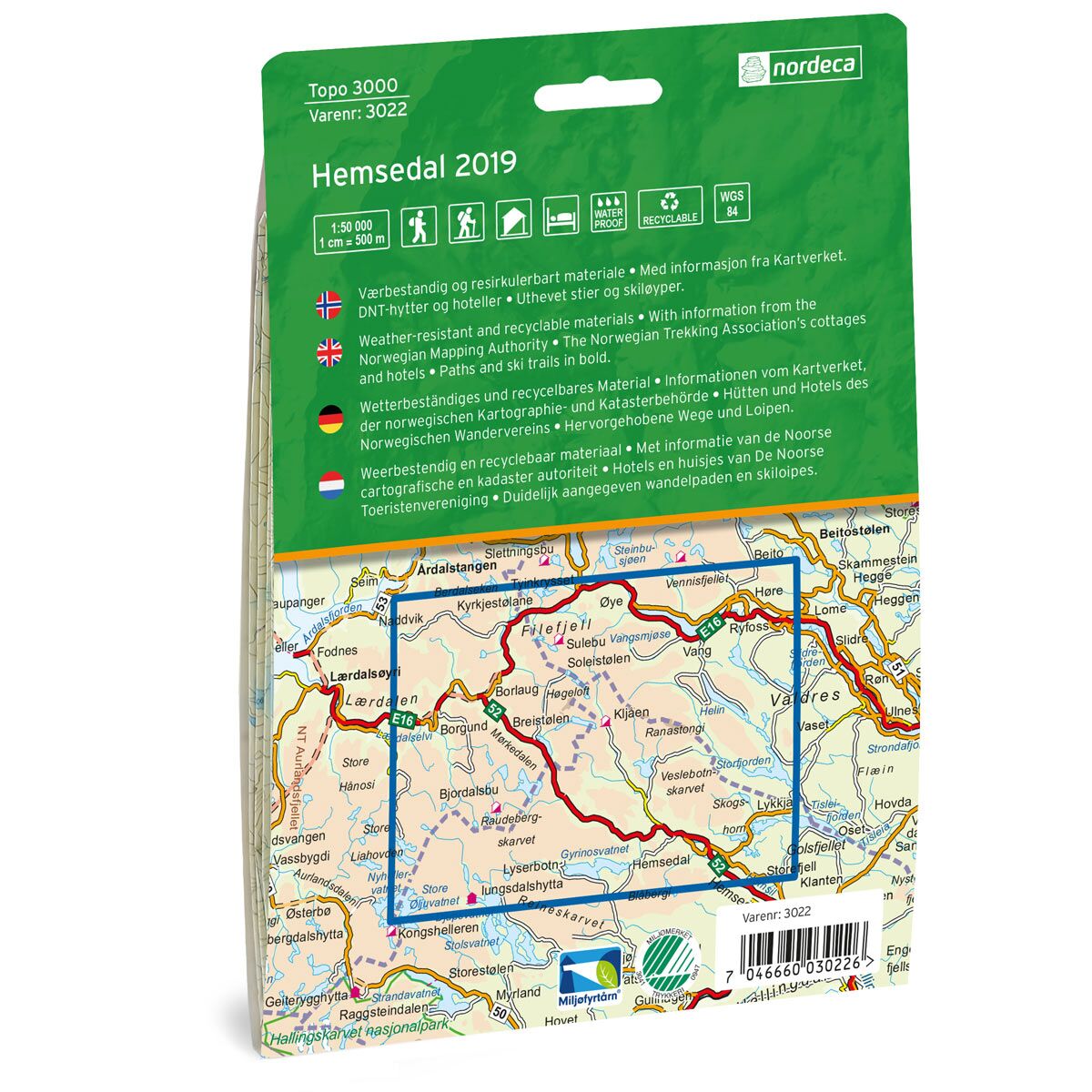 Hemsedal Topo 3000 Turkart - Bilde 2
