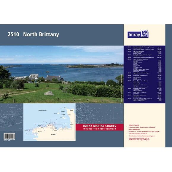 Imray 2510 sjøkartpakke for Nord-Bretagne og Kanaløyene
