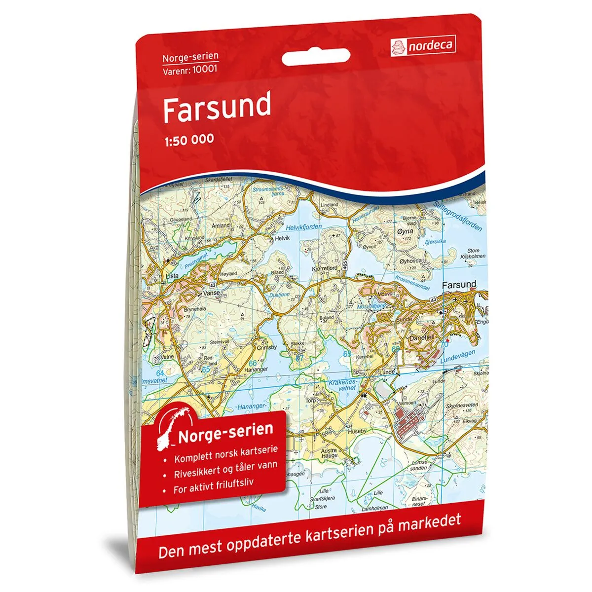 Farsund Norge-serien Turkart