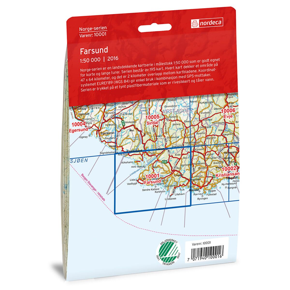 Farsund Norge-serien Turkart - Image 2