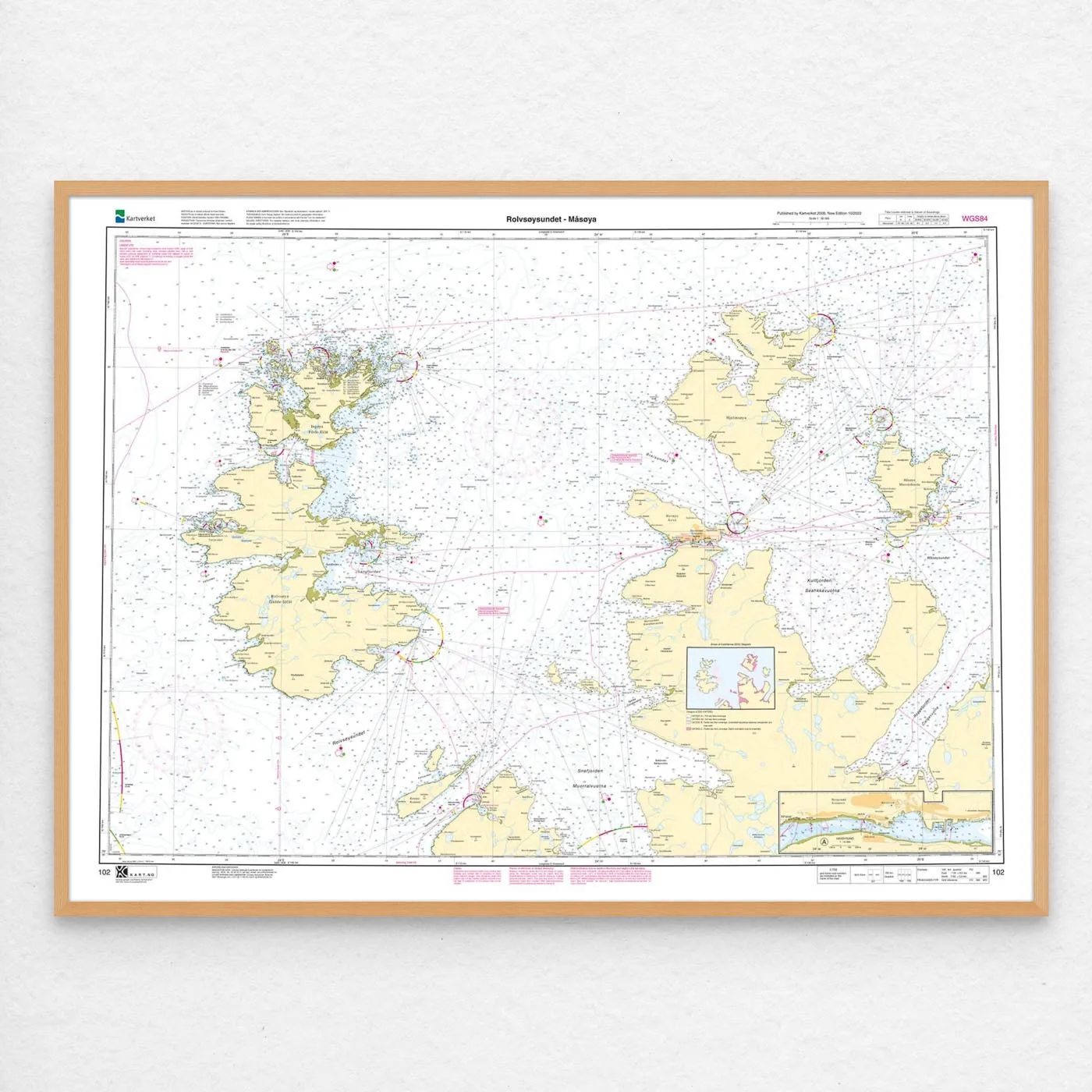 Kartverket – hovedkart 102: Rolvsøysundet – Måsøya - Image 2