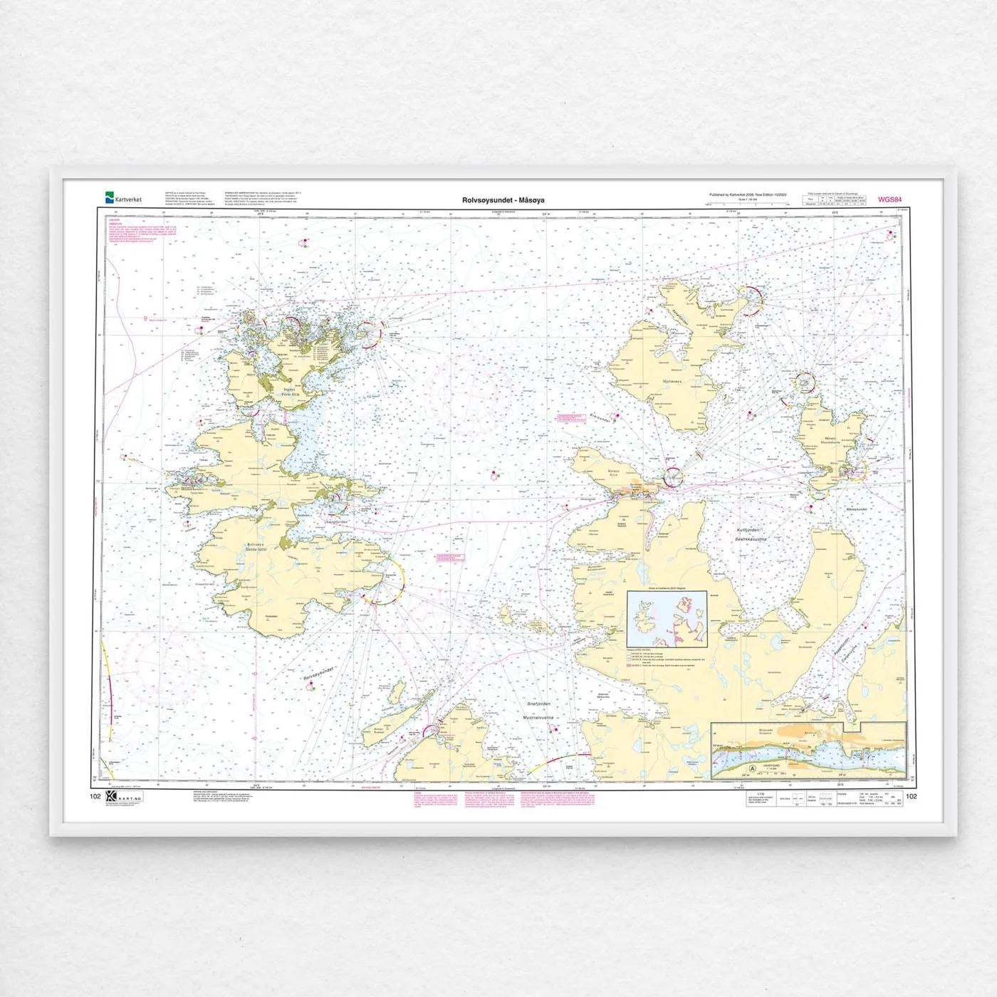 Kartverket – hovedkart 102: Rolvsøysundet – Måsøya - Image 3
