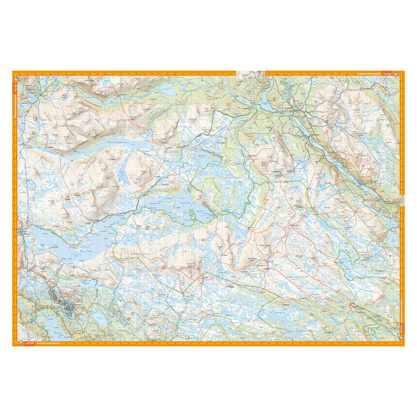 Turkart Langsua Nasjonalpark och Spåtind 1:50.000 - Image 3