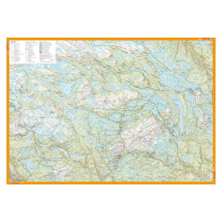 Turkart Langsua Nasjonalpark och Spåtind 1:50.000 - Image 4