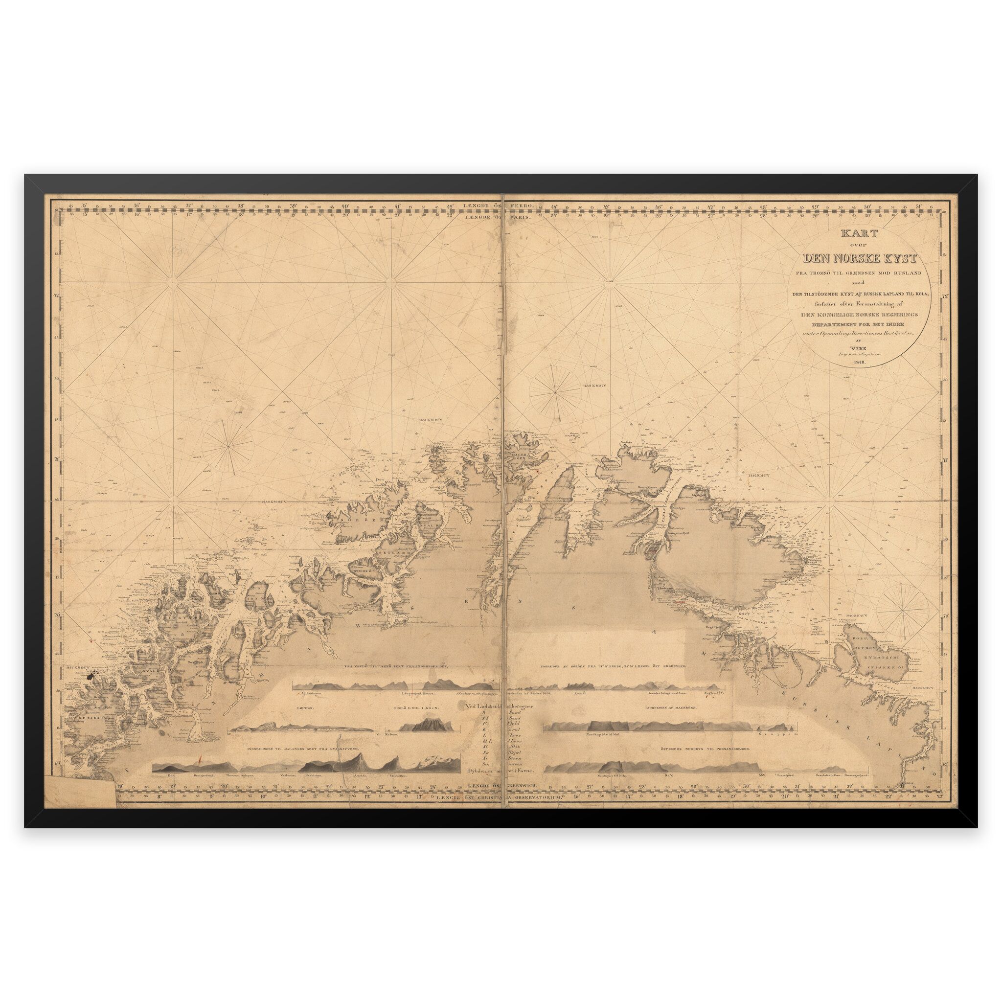 Kysten fra Tromsø til den norsk-russiske grense 1848 - Image 3