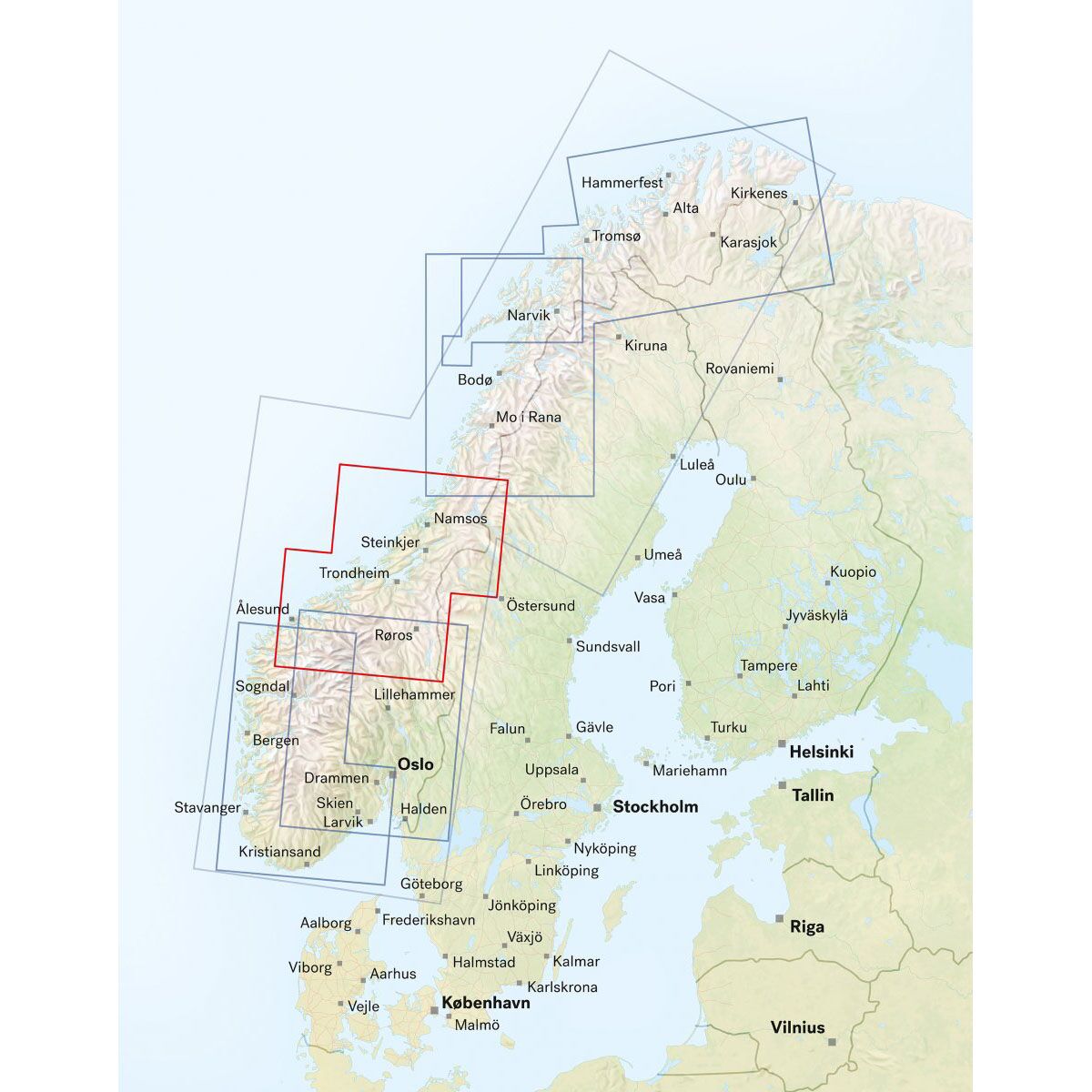 Bil- og turistkart Midt-Norge 1: 350 000 - Image 2