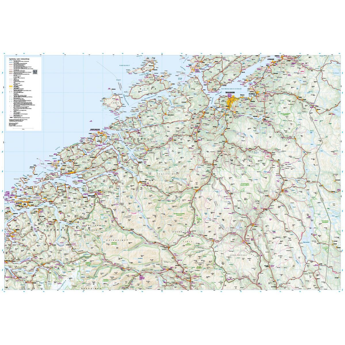 Bil- og turistkart Midt-Norge 1: 350 000 - Image 4