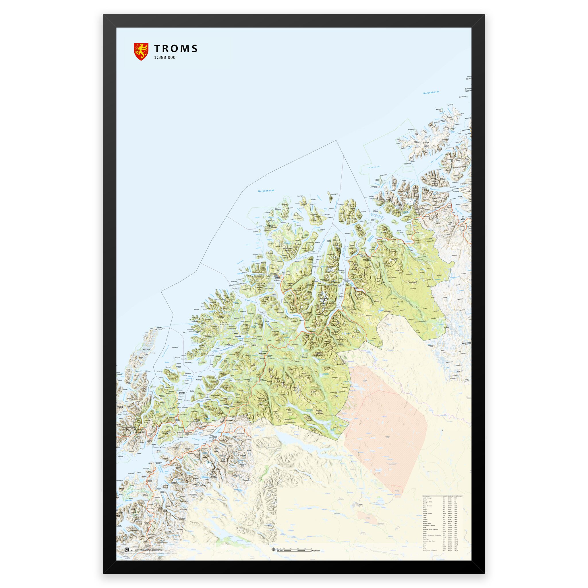 Fylkeskart Troms - Image 16