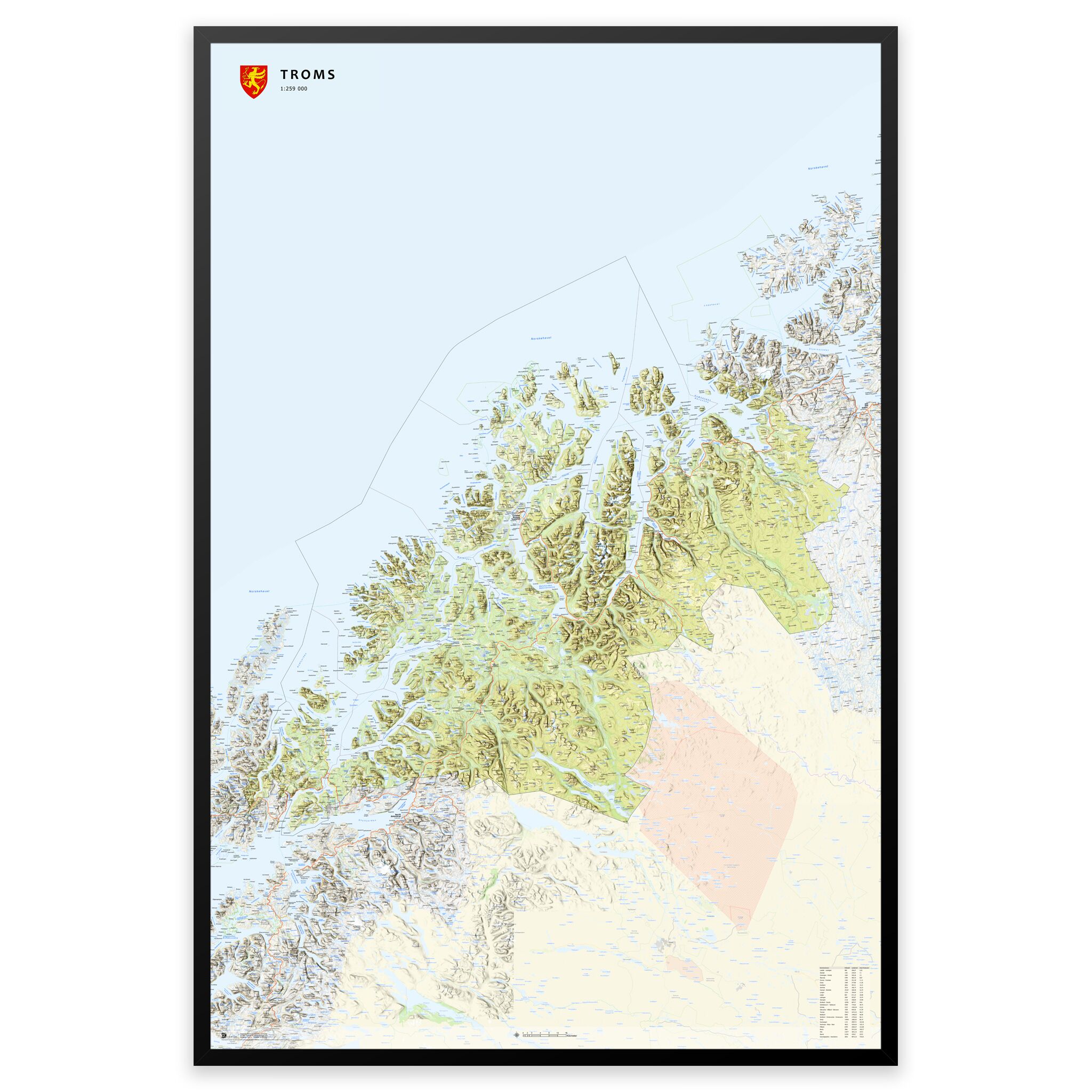 Fylkeskart Troms - Image 14