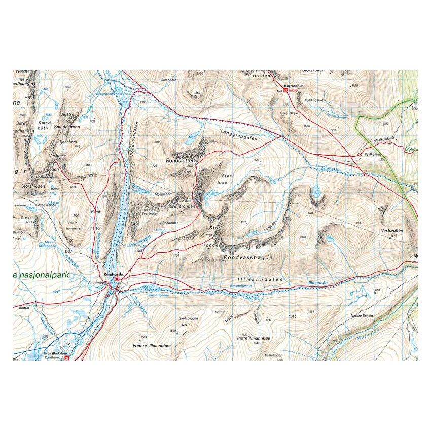 Turkart Rondane 1:50.000 - Image 2