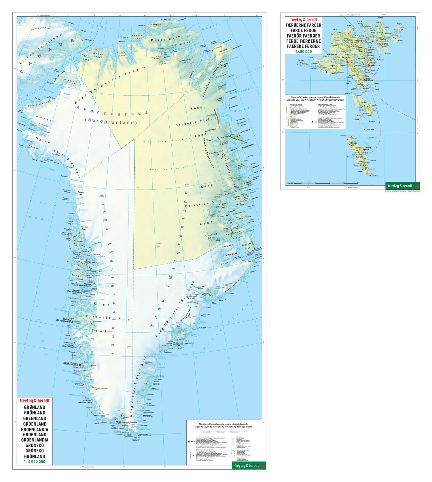 Danmark – veikart (flerspråklig) - Bilde 4