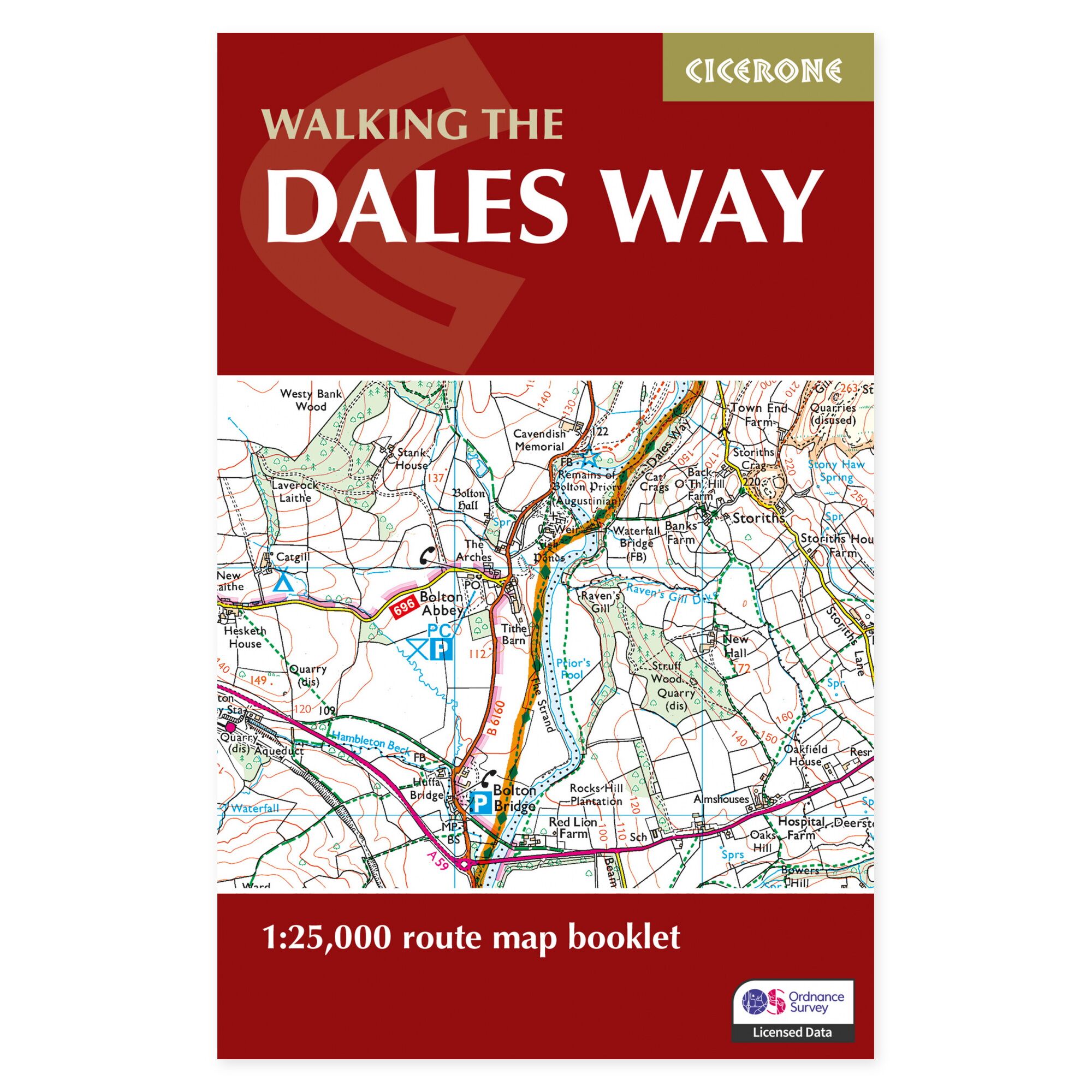 Forside av The Dales Way Map Booklet