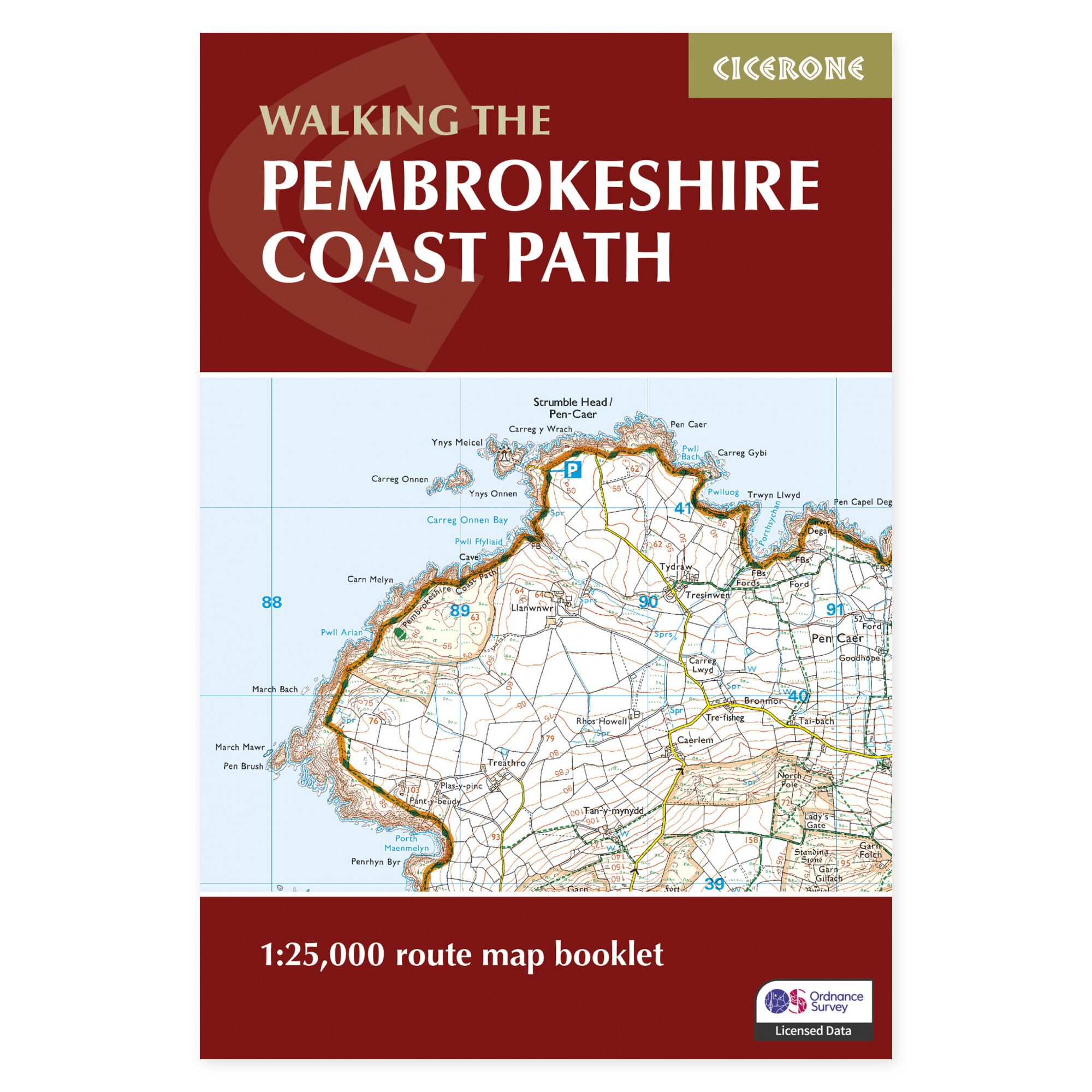 Forside av Pembrokeshire Coast Path Map Booklet