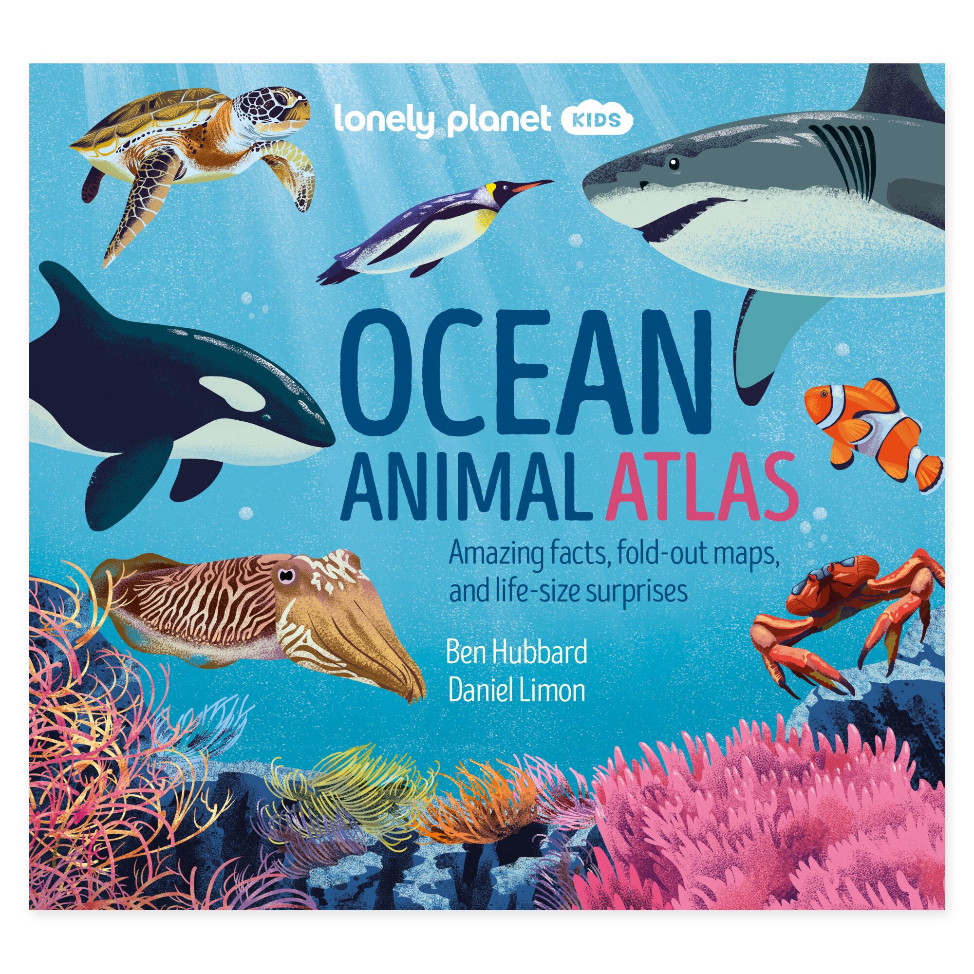 Lonely Planet Kids Ocean Animal Atlas – omslag
