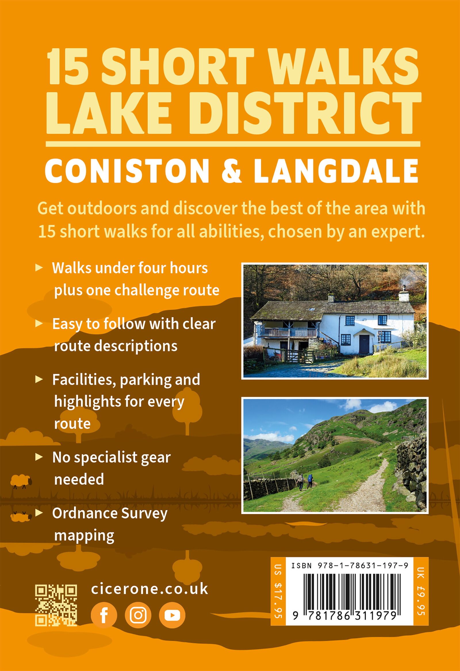 Bakside av Short Walks Lake District – Coniston and Langdale