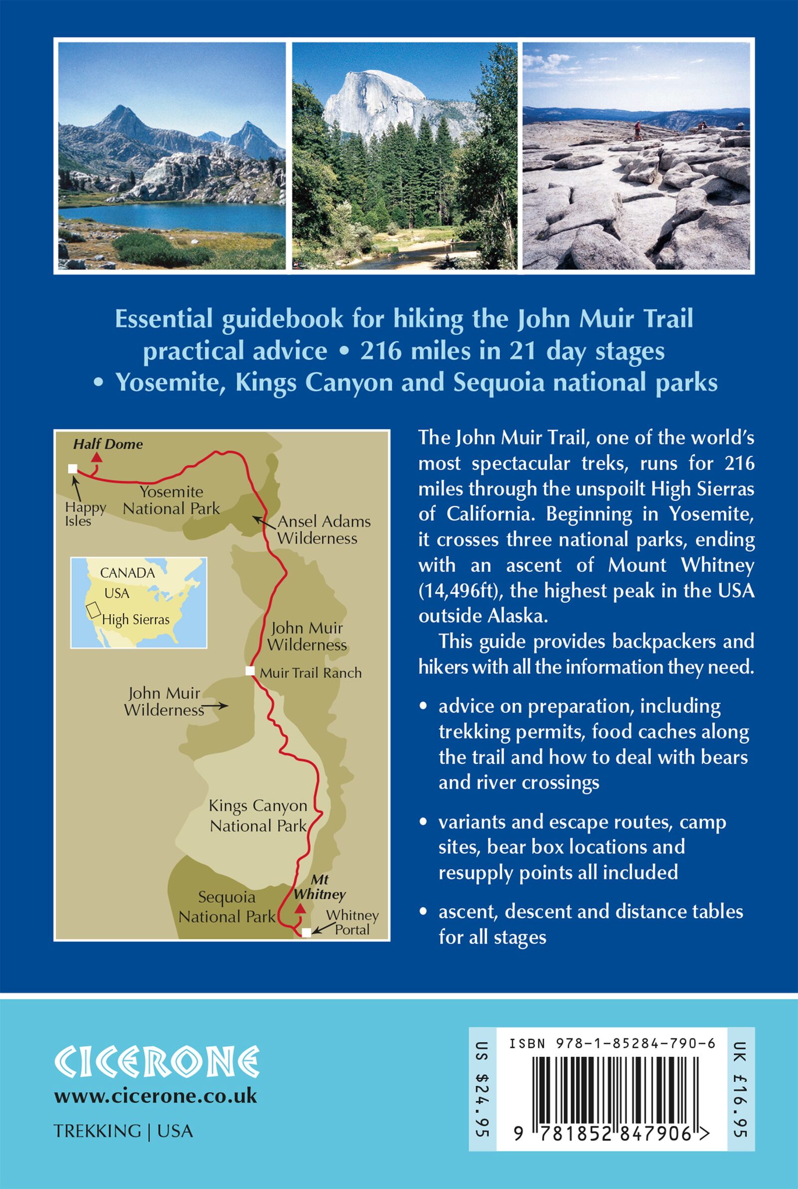 Bakside av The John Muir Trail