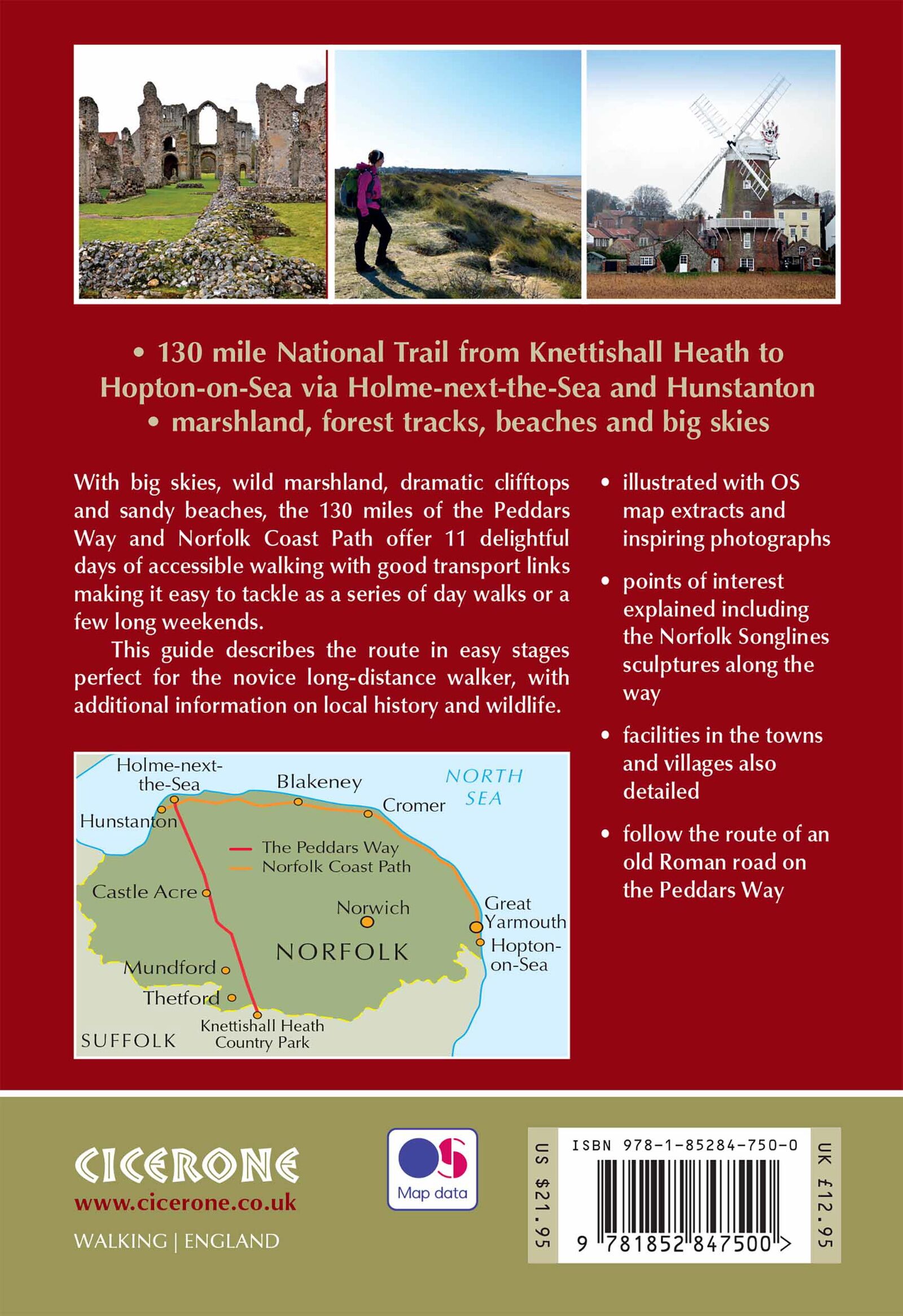 Bakside av The Peddars Way and Norfolk Coast Path