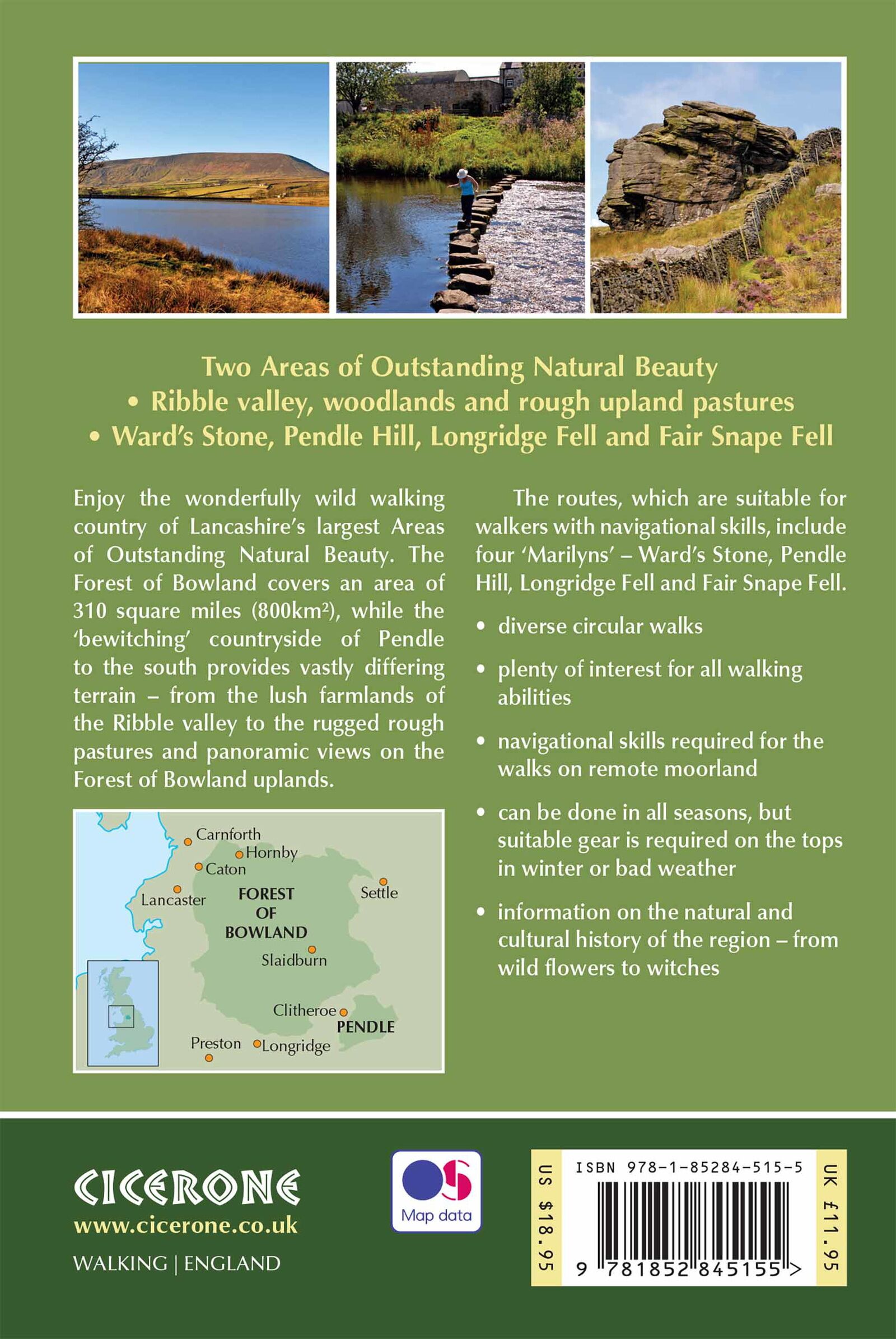Bakside av Walking in the Forest of Bowland and Pendle