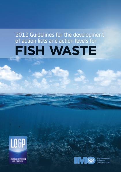 Omslag til 2012 Guidance for Fish Waste, 2013 Edition – IMO K539E