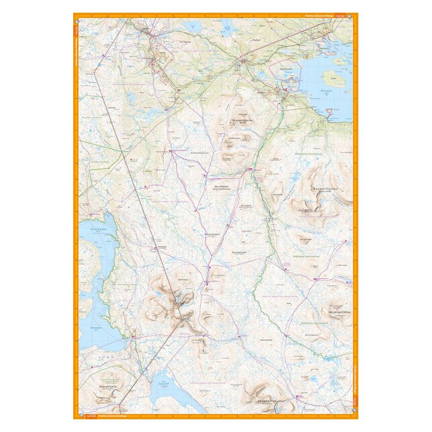 Storlien Sylarna Helags Ramundberget 1:50.000 - Bilde 2