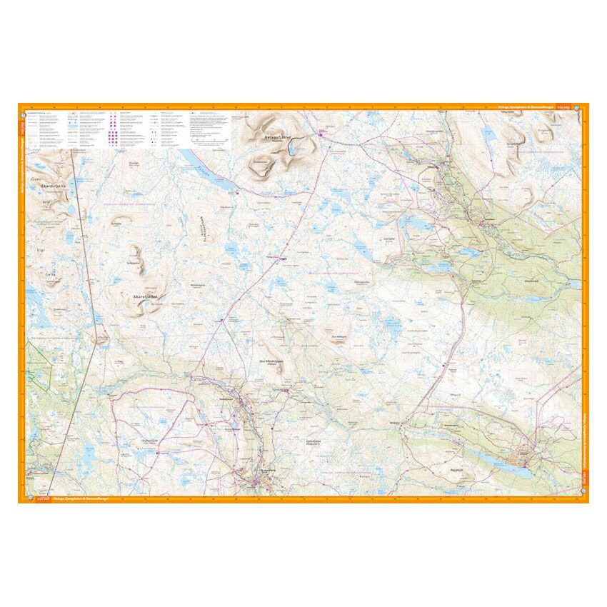 Storlien Sylarna Helags Ramundberget 1:50.000 - Bilde 3