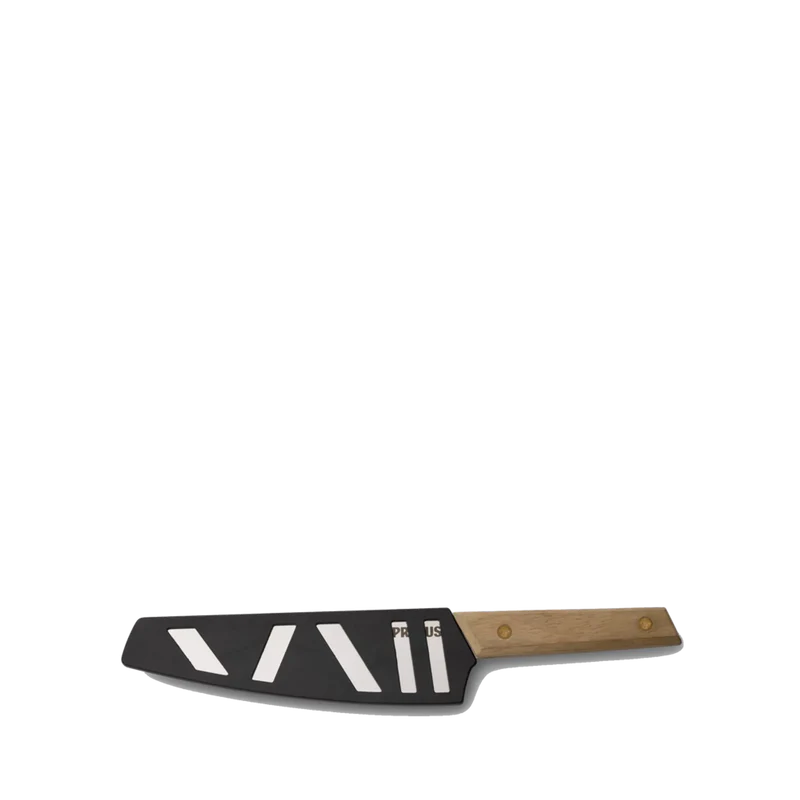Primus CampFire Knife Large turkniv med rustfritt stålblad og trehåndtak for matlaging ute