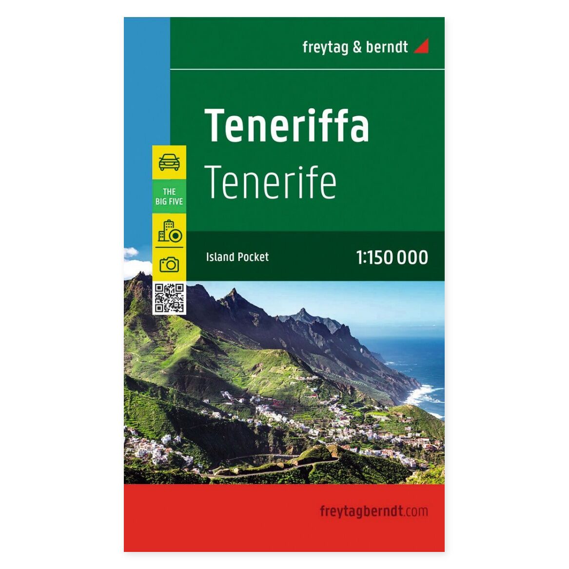 Tenerife – veikart (lommeformat, flerspråklig) – forside