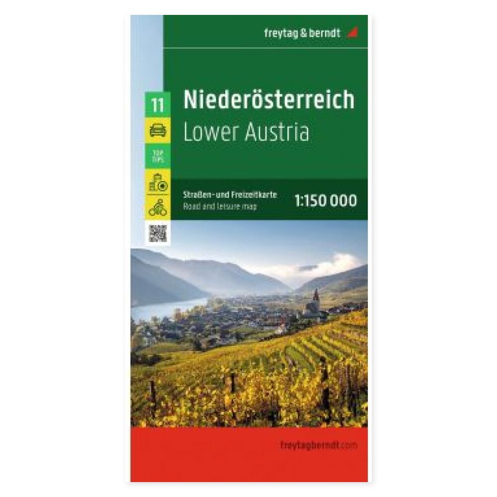 Niederösterreich – veikart (flerspråklig) – forside