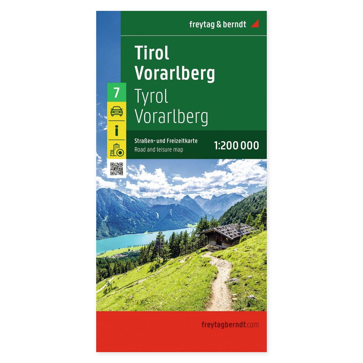 Tirol og Vorarlberg – veikart (flerspråklig) – forside