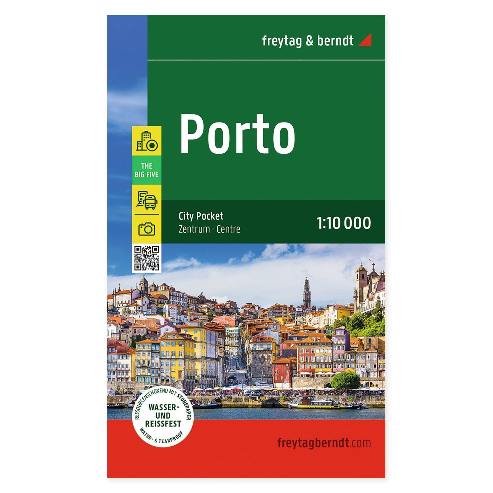 Porto – bykart (vannfast, lommeformat) – forside