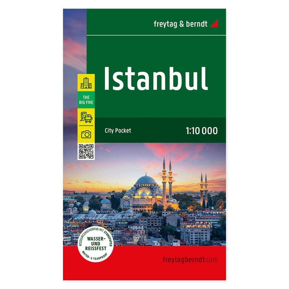 Istanbul – bykart (vannfast, lommeformat) – forside