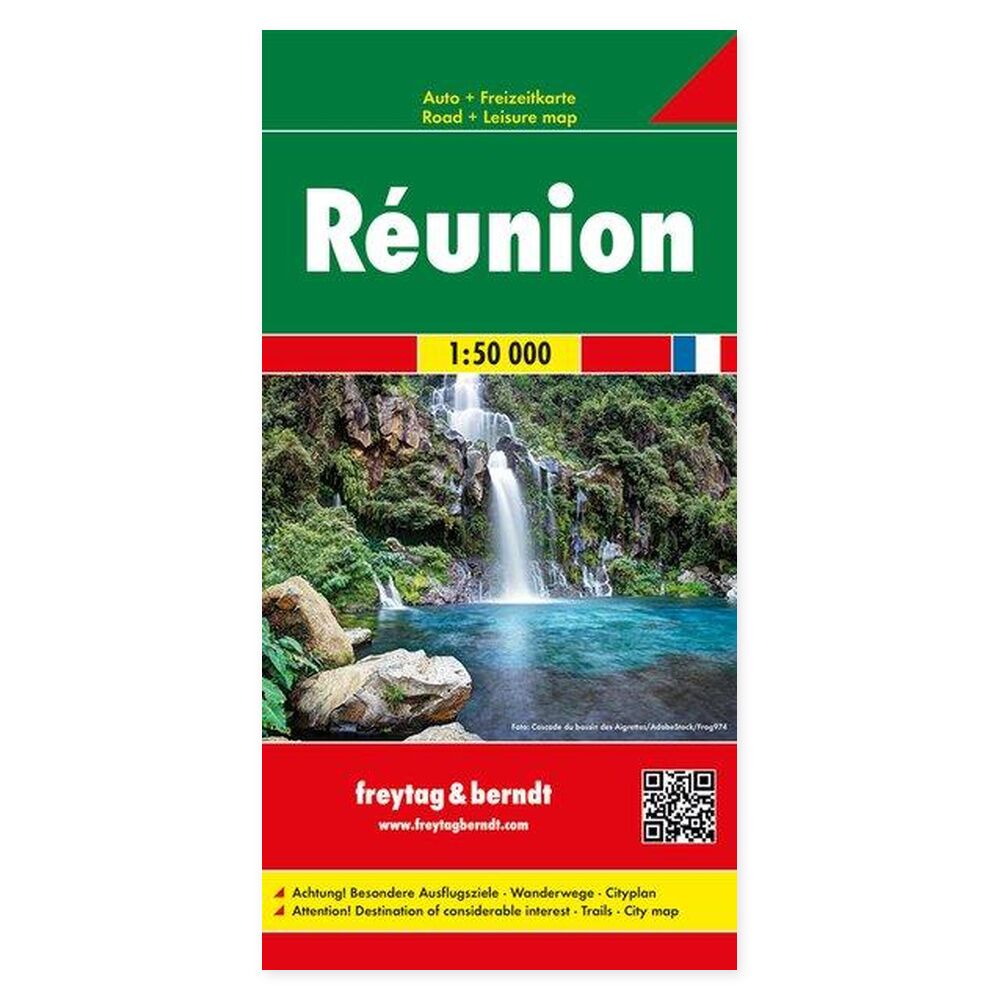 Réunion – veikart (flerspråklig) – forside