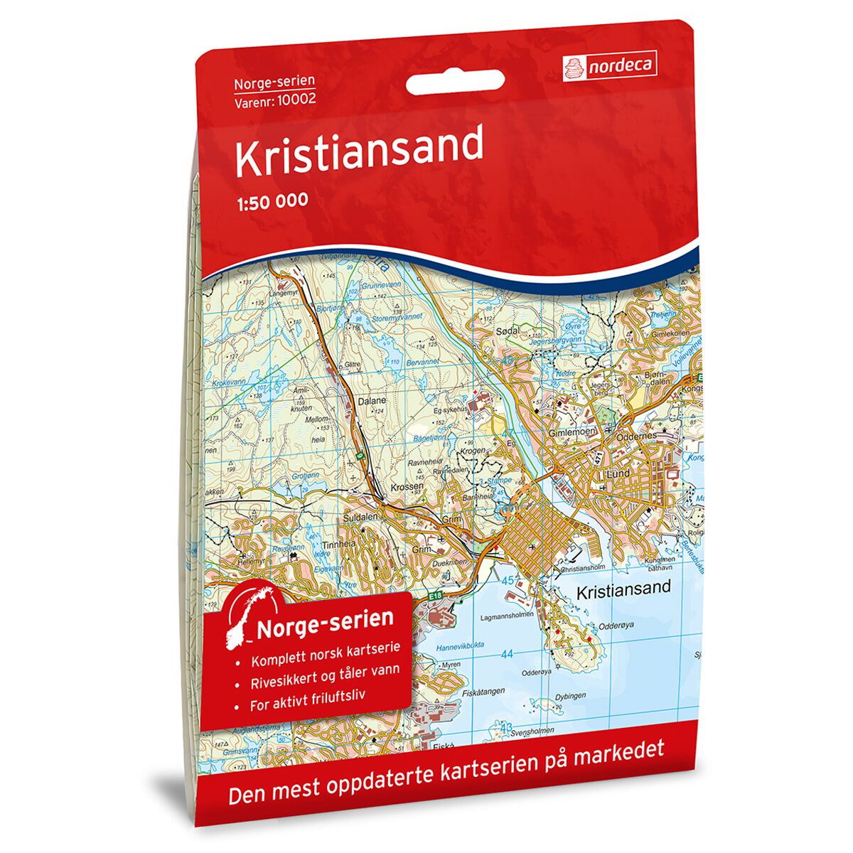 Kristiansand Norge-serien Turkart