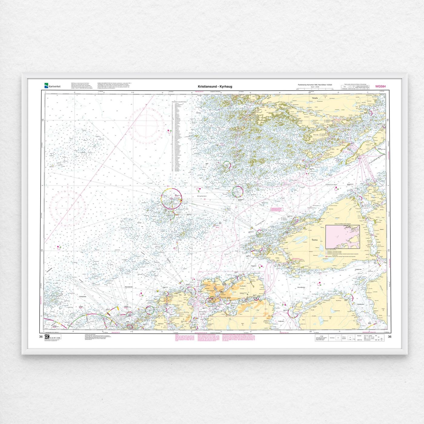 Kartverket - hovedkart 36: Kristiansund – Kyrhaug - Image 3