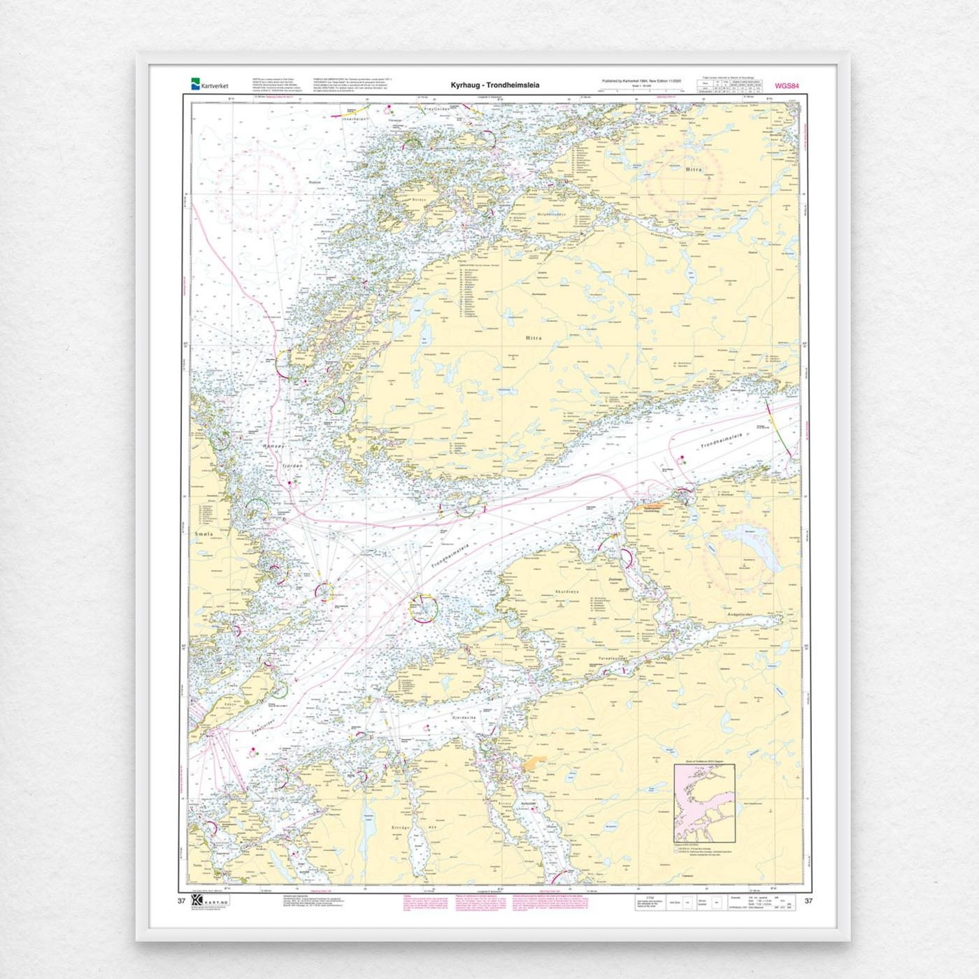 Kartverket - hovedkart 37: Kyrhaug – Trondheimsleia - Image 2