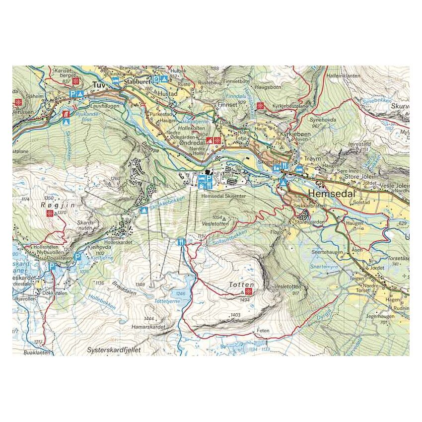 Turkart Hemsedal Golsfjellet Gol 1:50.000 - Image 2