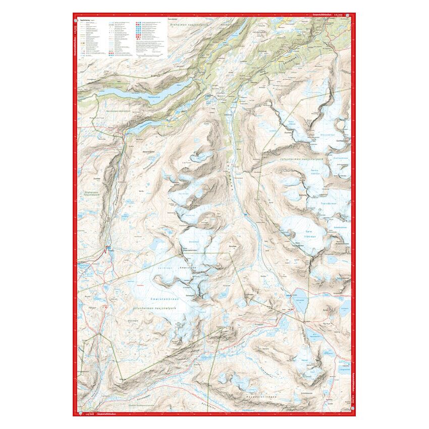 Høyfjellskart Jotunheimen: Smørstabbtindan & Leirvassbu 1:25.000 - Image 3
