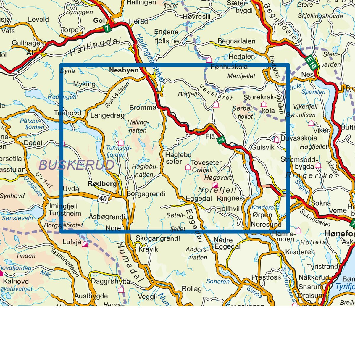 Vassfaret-Norefjell Topo 3000 Turkart - Image 3