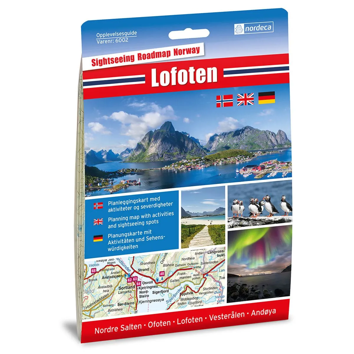 Lofoten 1:250 000 Opplevelsesguide