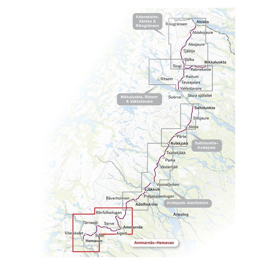 Kungsleden: Ammarnäs - Hemavan 1:50.000 - Image 2