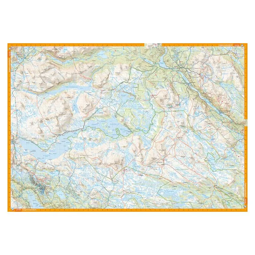 Turkart Langsua Nasjonalpark och Spåtind 1:50.000 - Image 3