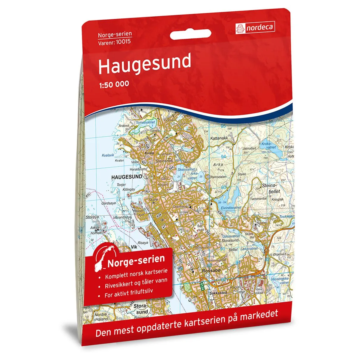 Produktbilde av haugesund norge-serien turkart