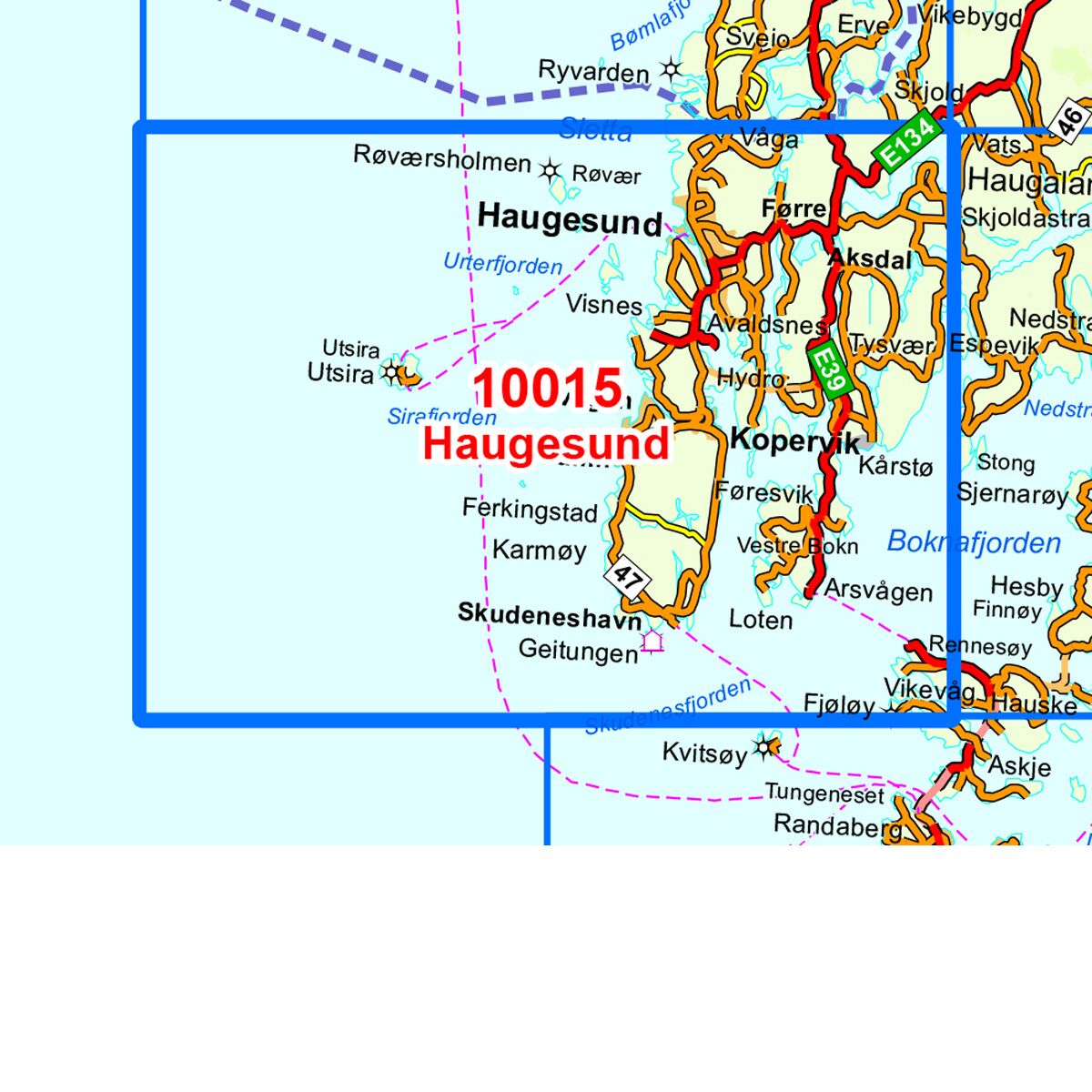 Haugesund Norge-serien Turkart - Bilde 3
