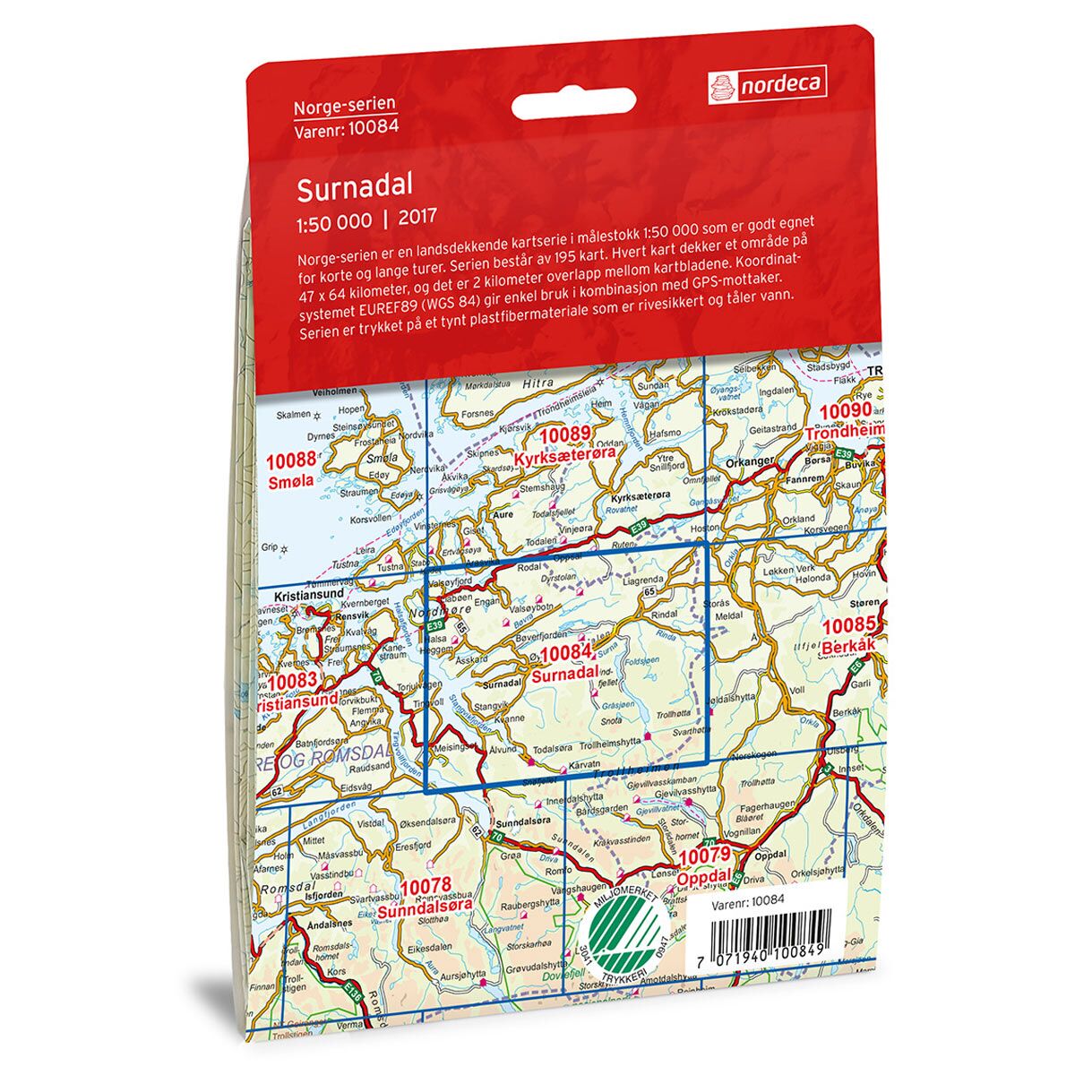 Surnadal Norge-serien Turkart - Bilde 2