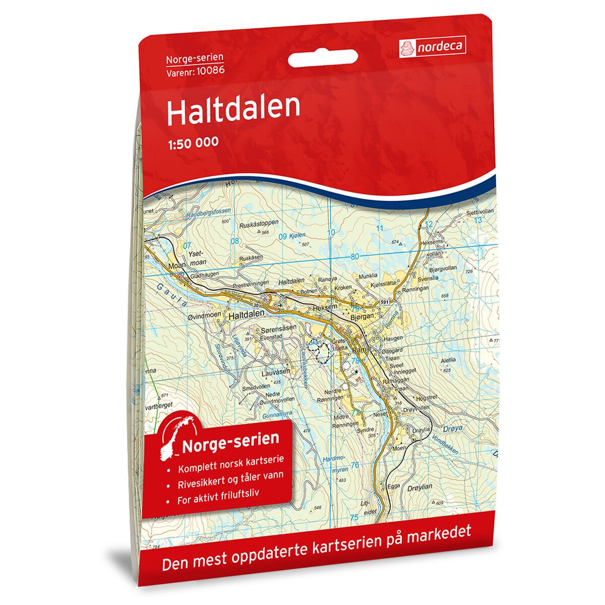 Produktbilde av haltdalen norge-serien turkart