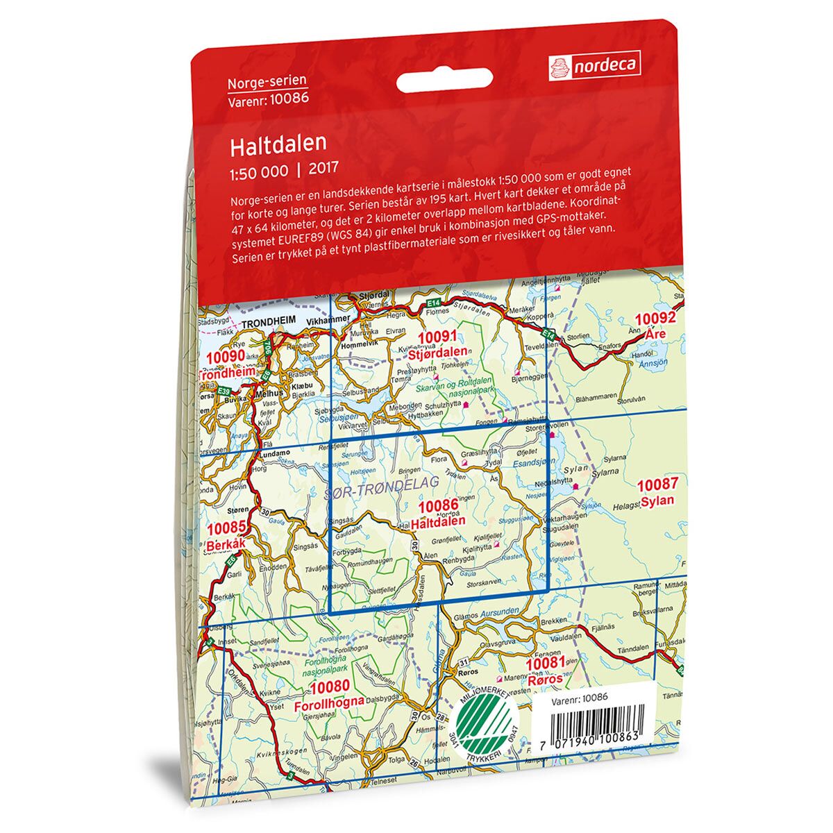 Haltdalen Norge-serien Turkart - Bilde 2